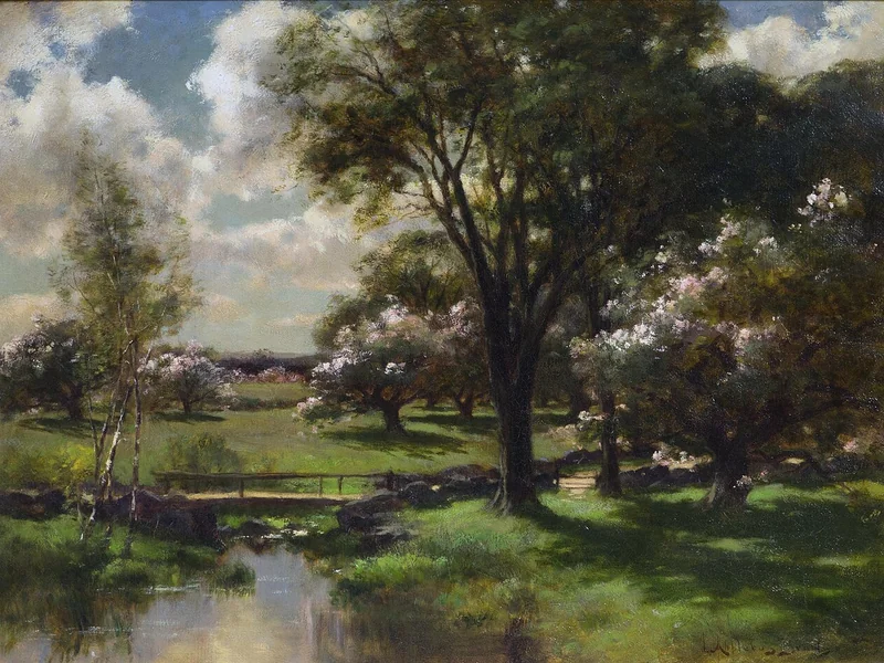 1844-John Appleton Brown - Ponte a fine primavera